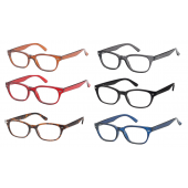  Reading Glasses - Aspheric Lenses - Including soft pouch Flex Power: +1.00, +1.50, +2.00, +2.50, +3.00, +3.50